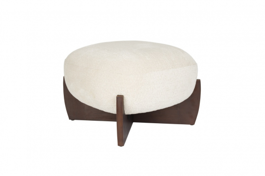 Fodskammel 'Emilius' - Beige