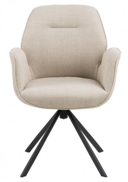 Stol 'Bjuv' - Beige/Sort