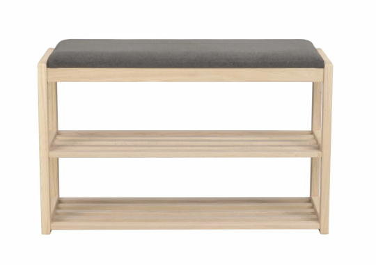 Skostativ 'Confetti' - Hvidpigmenteret/Mørkegrå