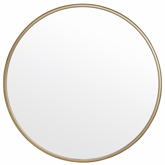 Spejl 'Rund' 80cm - Guld