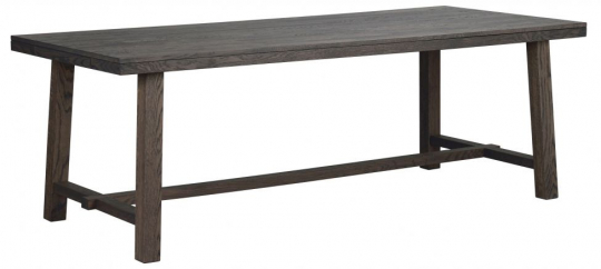 Spisebord 'Brooklyn' 220x95cm - Mørkebrun