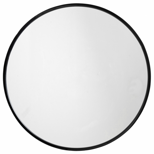 Spejl 'Rund' 80cm - Sort