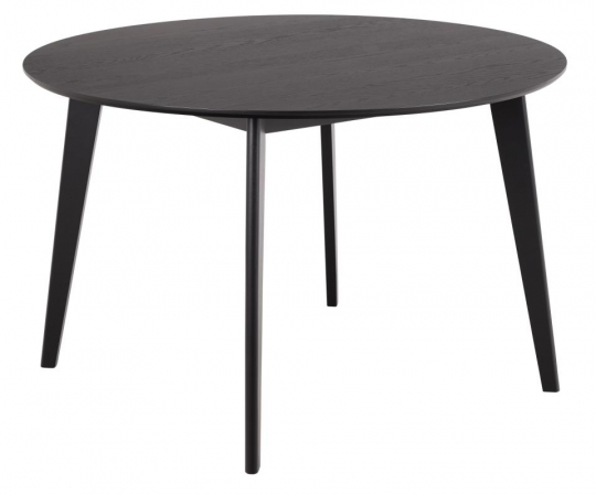 Spisebord 'Roxby' Rundt 120x76cm - Sort