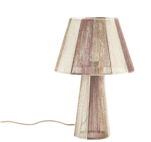 Bordslampe 'Jute' - Natur