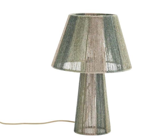 Bordslampe 'Jute' - Grøn