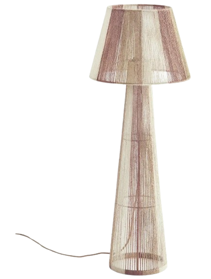 Gulvlampe 'Jute' - Natur