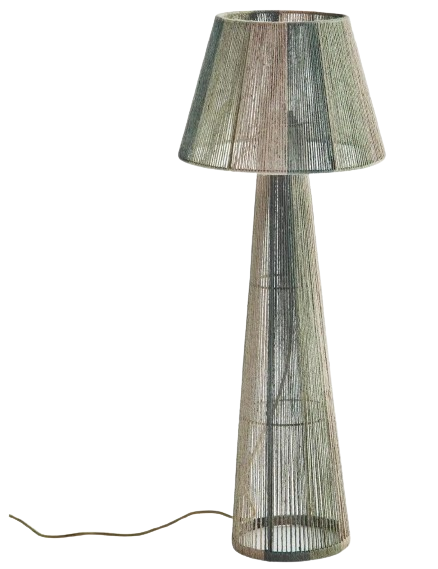 Gulvlampe 'Jute' - Grøn