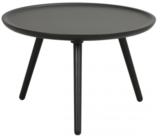 Sofabord 'Daisy' Rundt 55cm - Sort