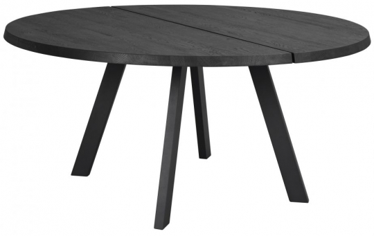 Spisebord 'Fred' Rundt 160cm - Sort