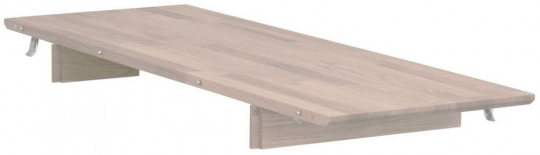 Indlægsskive 'Filippa' 40x105cm - Hvidpigmenteret Eg