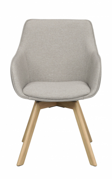 Karmstol 'Alison' - Beige/eg