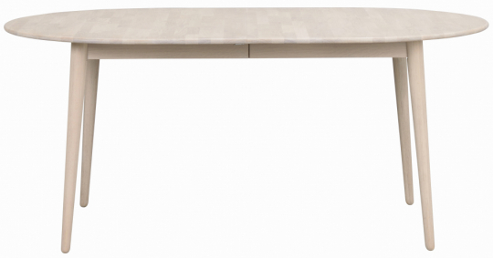 Spisebord 'Tyler' Ovalt 170x105cm - Hvidpigmenteret Eg