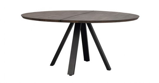Matbord 'Carradale' Rund 150cm - Brun/V-ben