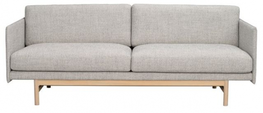 Sofa 'Hammond' 2-sæde - Grå/Natur