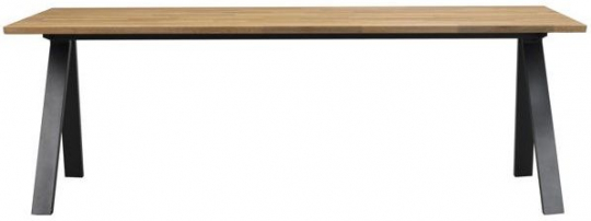 Spisebord 'Carradale' 220 cm - Eg/V-ben