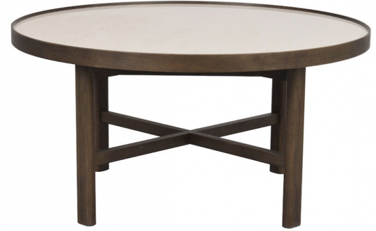 Sofabord 'Marsden' Rund 90cm - Brun