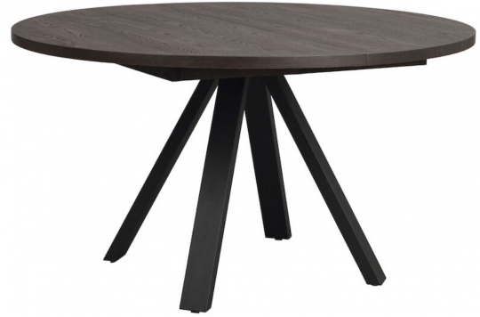 Spisebord 'Maddock' Rund 135cm - Mørk eg