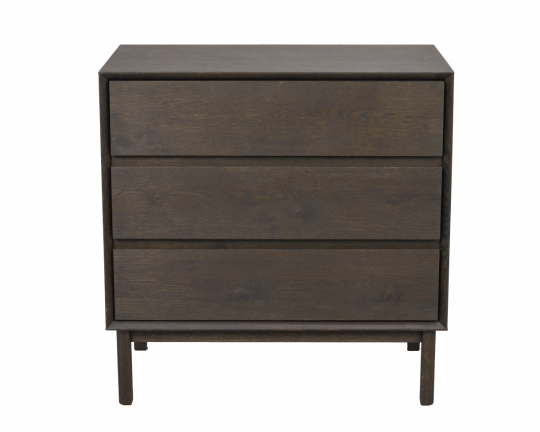 Kommode 'Mackay' 3L mellem - Brun