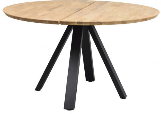 Spisebord 'Carradale' Rund 130cm - Eg/V-ben