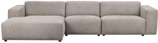 4-personers sofa 'Willard' Chaise Long V - Beige