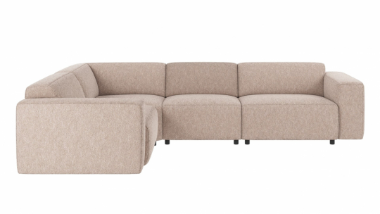 2-personers hjørnesofa 'Willard' - Lys beige
