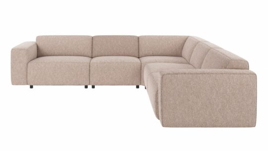 3-personers hjørnesofa 'Willard' - Lys beige