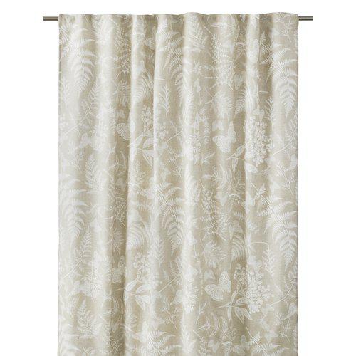 2-pak gardin 'Fern' 135x290 - Beige