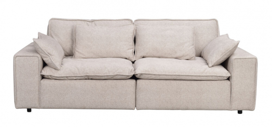 Sofa 'Rawlins' 3-sæde 226cm - Beige