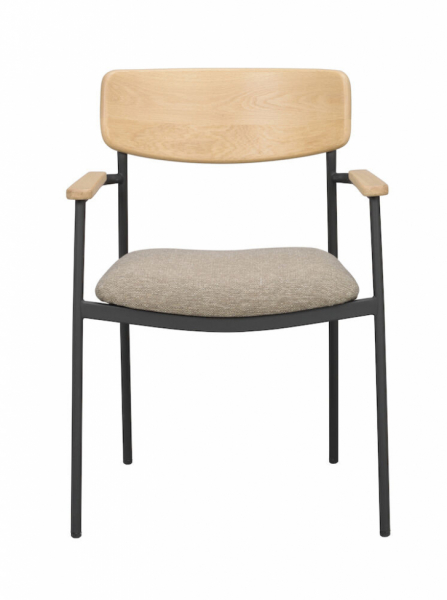 Armlænestol 'Maymont' - Mørkbeige