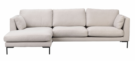 Sofa 'Corwin' Chaise venstre - Lysbeige