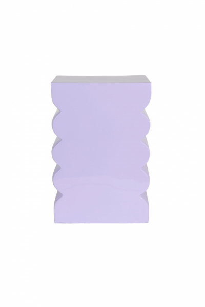 Puf 'Curves' - Lilla