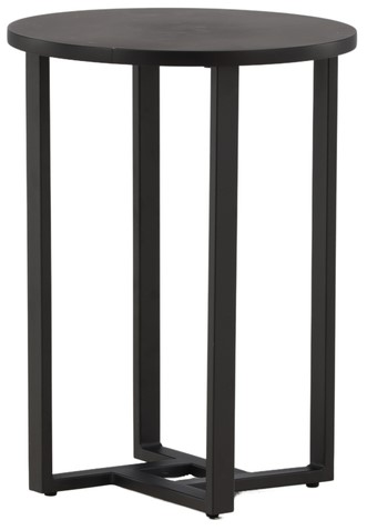Sofabord 'Livia' Rundt 40cm - Sort