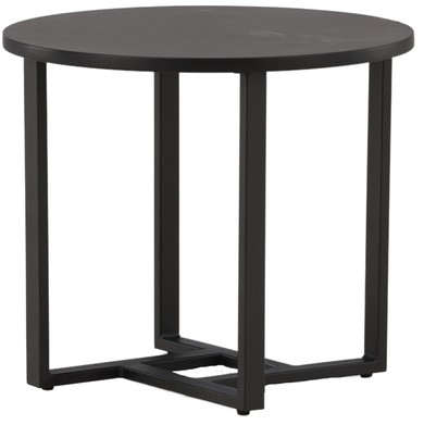 Sofabord 'Livia' Rundt 50cm - Sort
