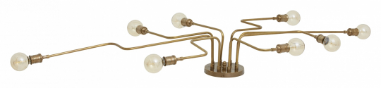 Loftlampe 'Devi' - Guld