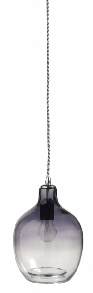 Loftlampe 'Bubble' - Røgfarvet