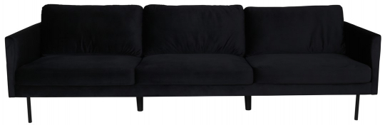 Sofa 'Åland' 3-sæde - Sort