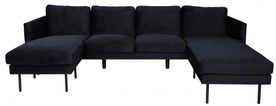 Chaiselongsofa 'Åland' - Sort