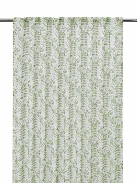 2-pak Gardin 'Filippa' 140x280cm - Grøn