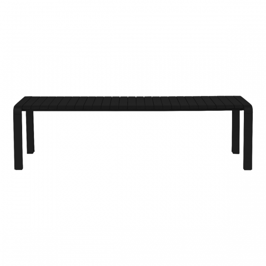Havbænk 'Vondel' 175x45cm - Sort