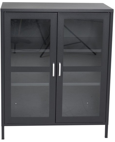Skab 'Alva' 80x97cm - Sort