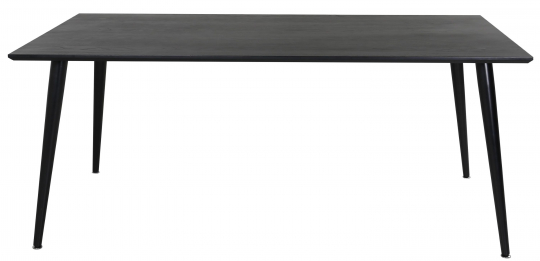 Spisebord 'Kristinehamn' 180x90cm - Sort
