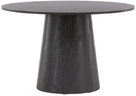 Spisebord 'Lisa' Rundt 120cm - Sort