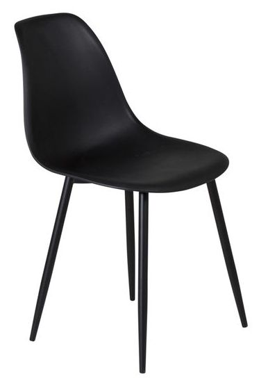 Stol 'Eidsberg' - Sort plast