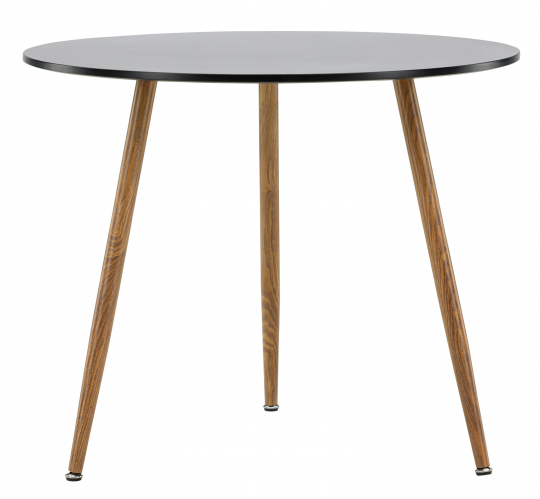Spisebord 'Palermo' Rundt 90cm - Sort
