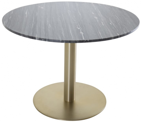Matbord 'Ebba' Rund 106cm - Sort