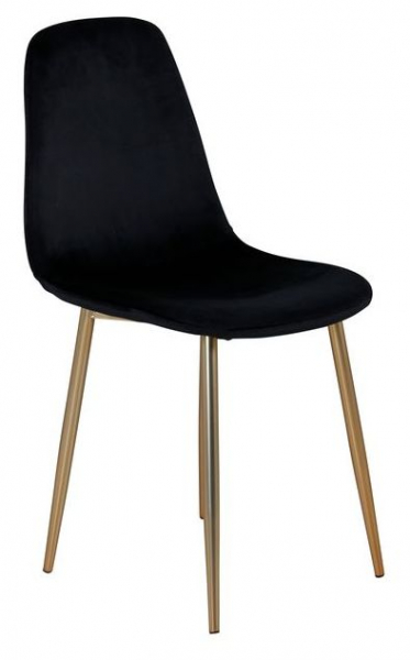 Stol 'Eidsberg' - Sort/Messing
