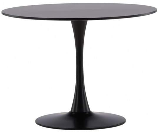 Spisebord 'Greta' Rundt 100cm - Sort