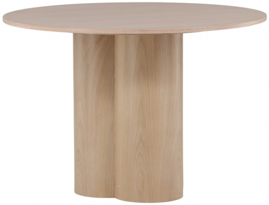 Spisebord 'Orsa' Rundt 110cm - Hvidpudset