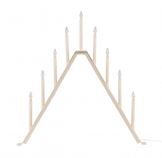 Adventsljusstake 'Mölndal' - Beige