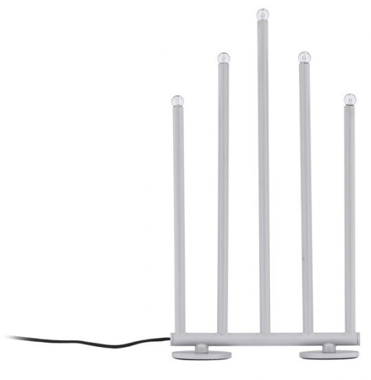 Bordlampe 'Vemdalen' 40cm - Sølv